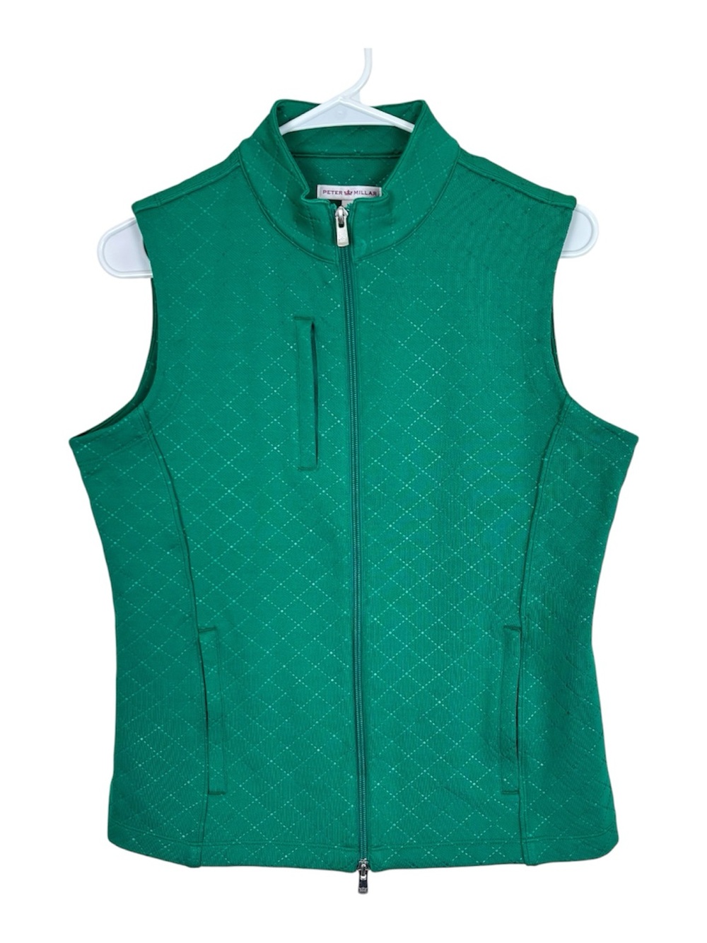 Peter Millar Women’s Vest Size Medium In Green Golf Tennis Activewear